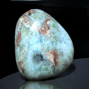 Larimar Crystal Cabochon Pendant For Jewelry‎ Making (4)